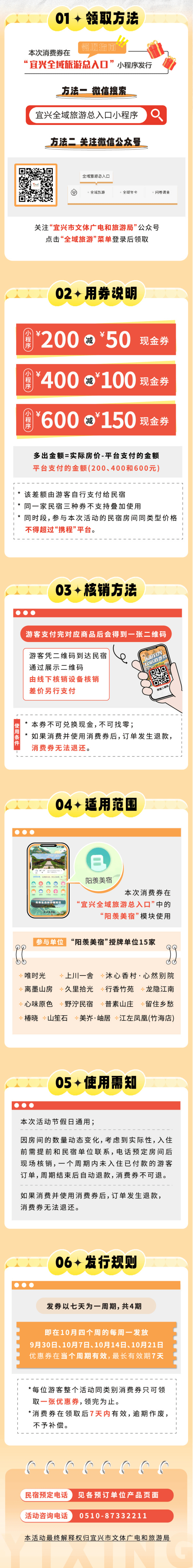 快抢！宜兴民宿消费券来袭！